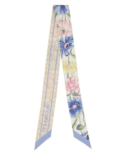 Ferragamo BANDEAU WITH BOUQUET PRINT