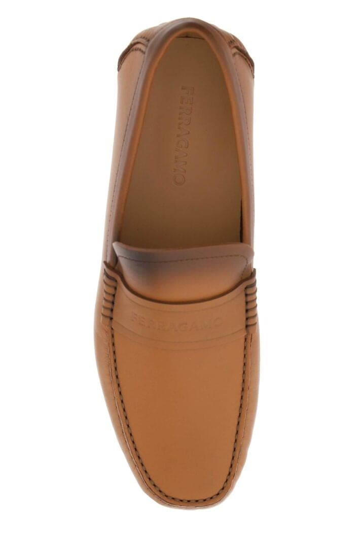 FERRAGAMO Branded Penny Bar Loafers