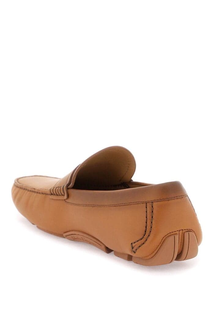 FERRAGAMO Branded Penny Bar Loafers