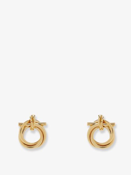 Ferragamo Brass Earrings