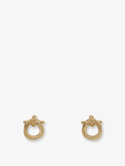 Ferragamo Brass Earrings