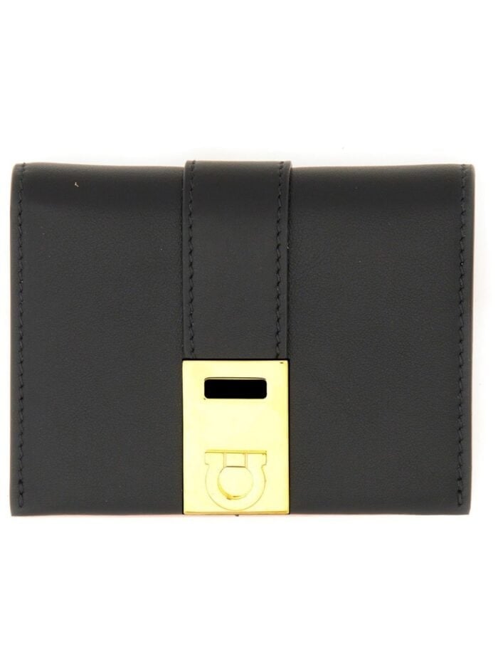 Ferragamo COMPACT HUG BICOLOR WALLET