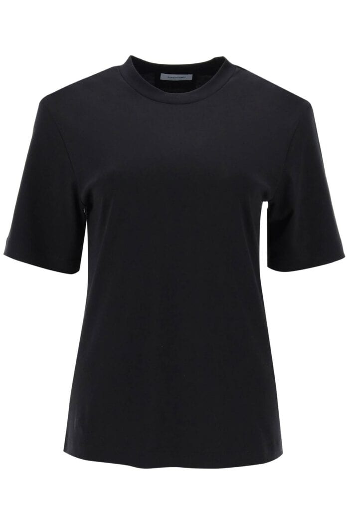 FERRAGAMO Cotton And Silk Blend T-shirt