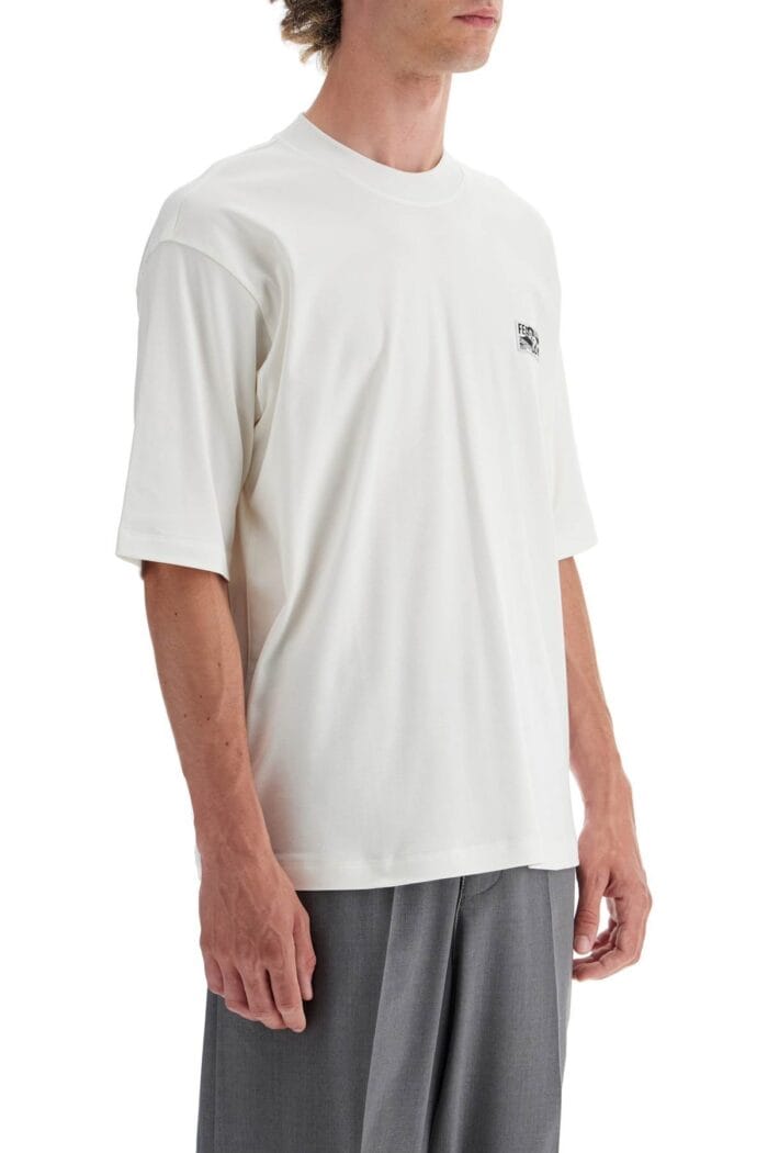 FERRAGAMO Cotton And Silk Blend T-shirt