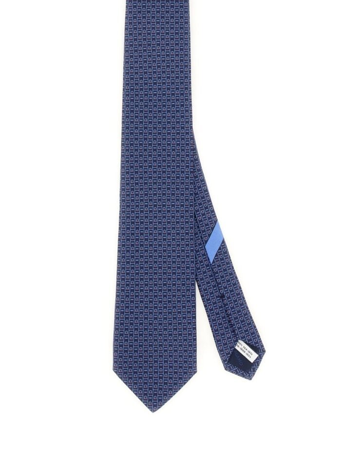 Ferragamo CRAVATTA CON STAMPA LOGO