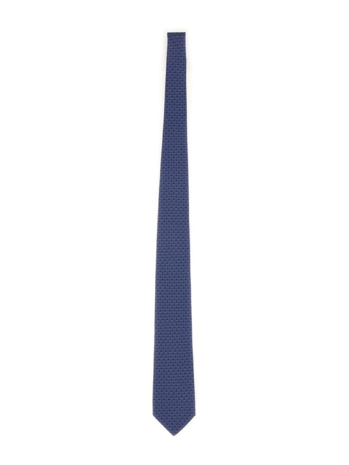Ferragamo CRAVATTA CON STAMPA LOGO
