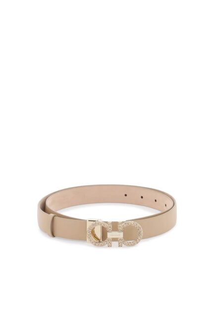 FERRAGAMO Crystal Gancini Belt