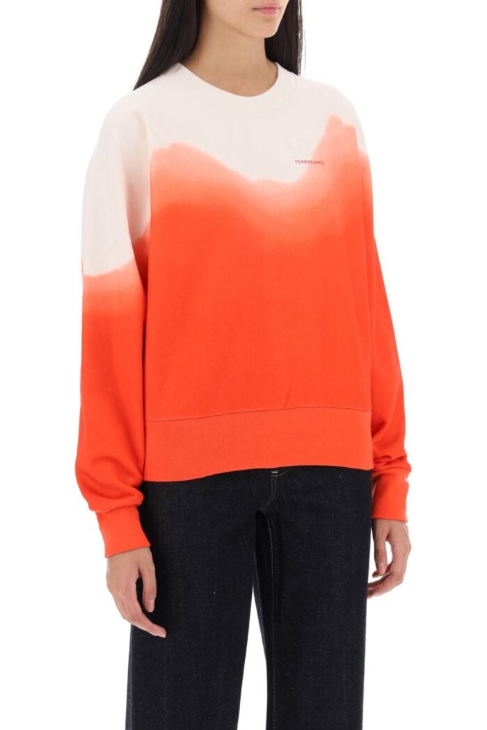 FERRAGAMO Dip-dye Effect Sweatshirt