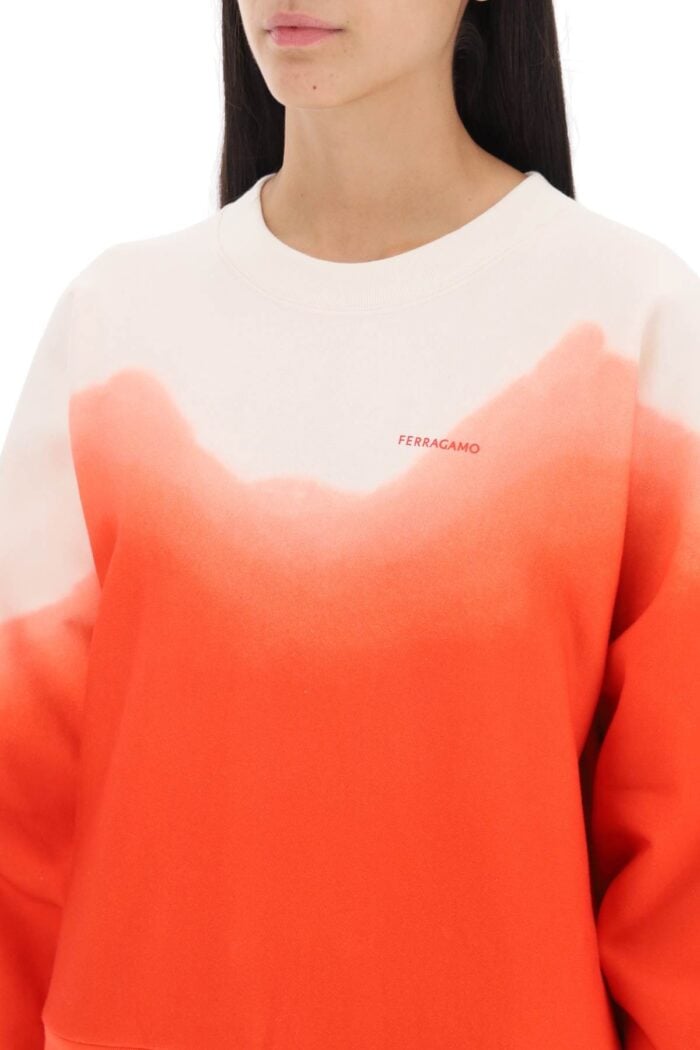 FERRAGAMO Dip-dye Effect Sweatshirt