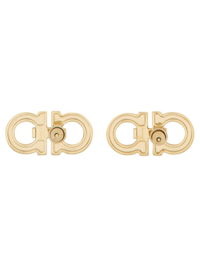 Ferragamo DOUBLE "HOOKS" EARRINGS