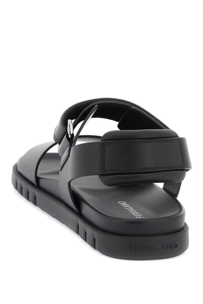 FERRAGAMO Double Strap Sandals With Stylish Design