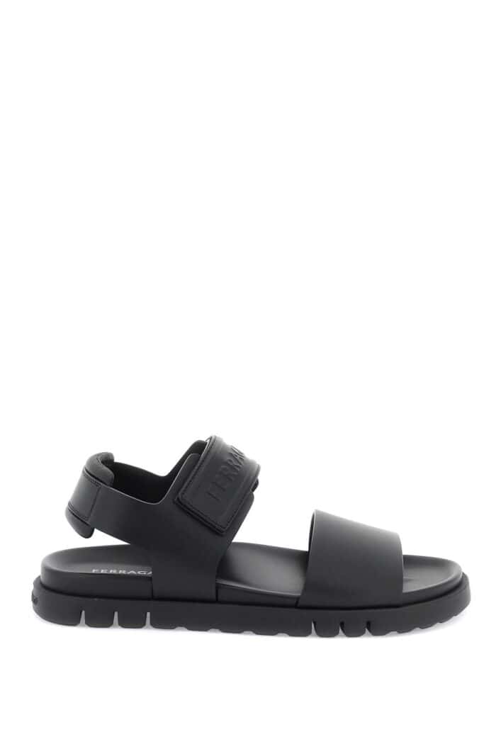 FERRAGAMO Double Strap Sandals With Stylish Design