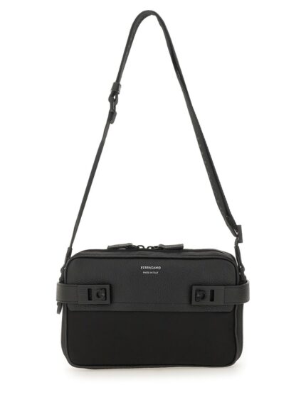 Ferragamo Dpp - Shoulder Bag With Buckles "hooks"