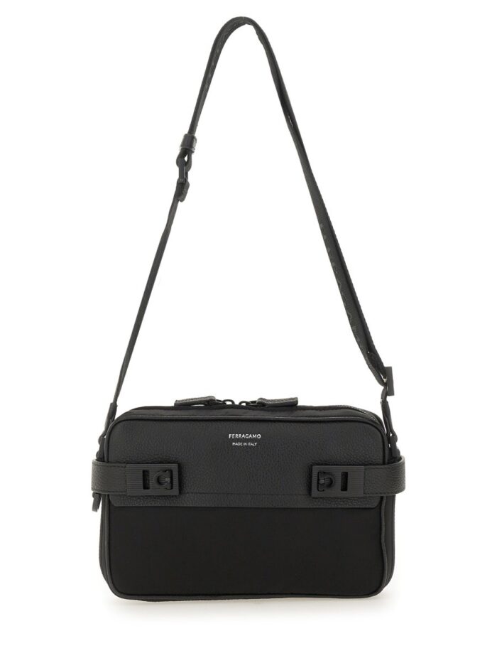 Ferragamo Dpp - Shoulder Bag With Buckles "hooks"