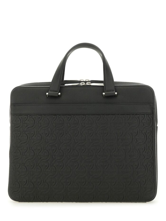 Ferragamo EMBOSSED WORK BAG