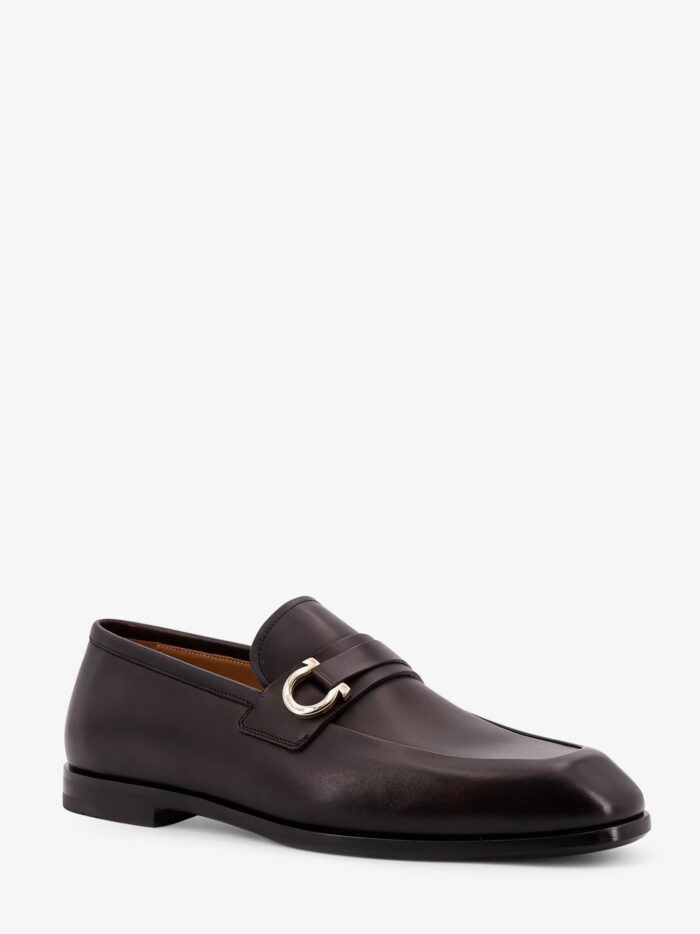 Ferragamo Florio Leather Loafers