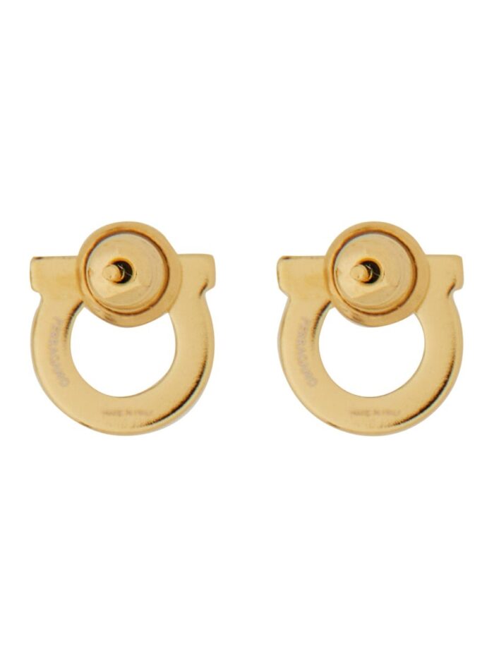 Ferragamo GANCINI CRYSTALS EARRINGS