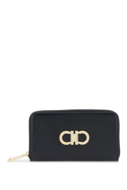 FERRAGAMO Gancini Zip Around Wallet