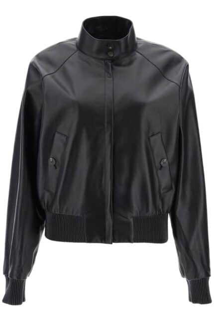 FERRAGAMO Harrington Leather Jacket In