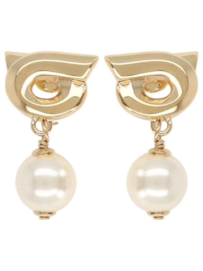 Ferragamo "HOOK" EARRINGS WITH PEARLS