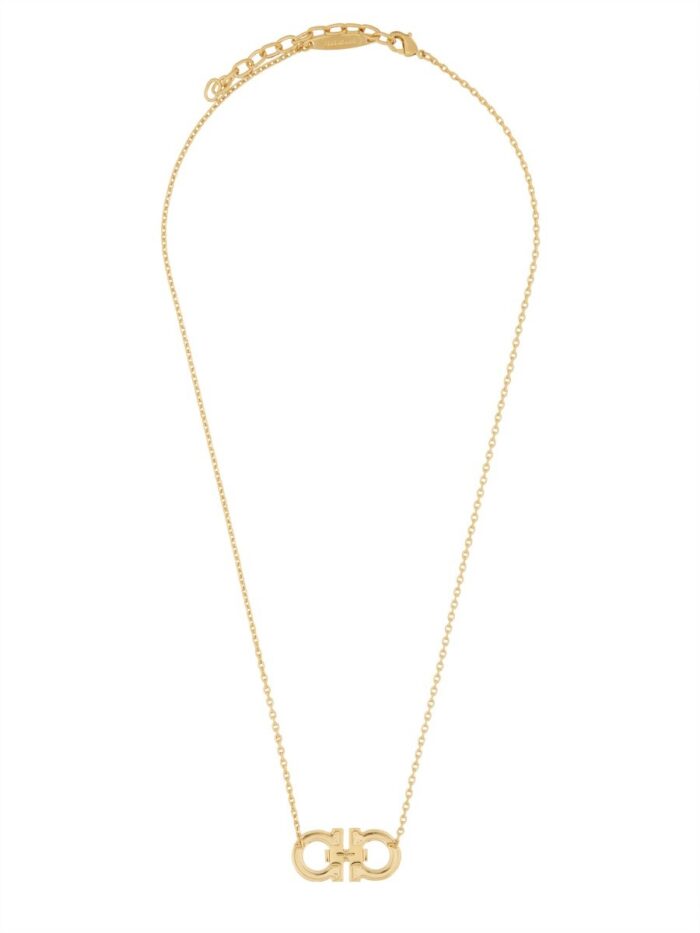 Ferragamo "HOOKS" PENDANT NECKLACE