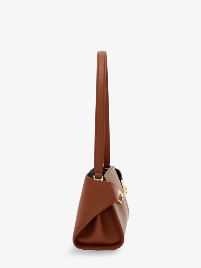 Ferragamo Hug East-West Leather Shoulder Bag