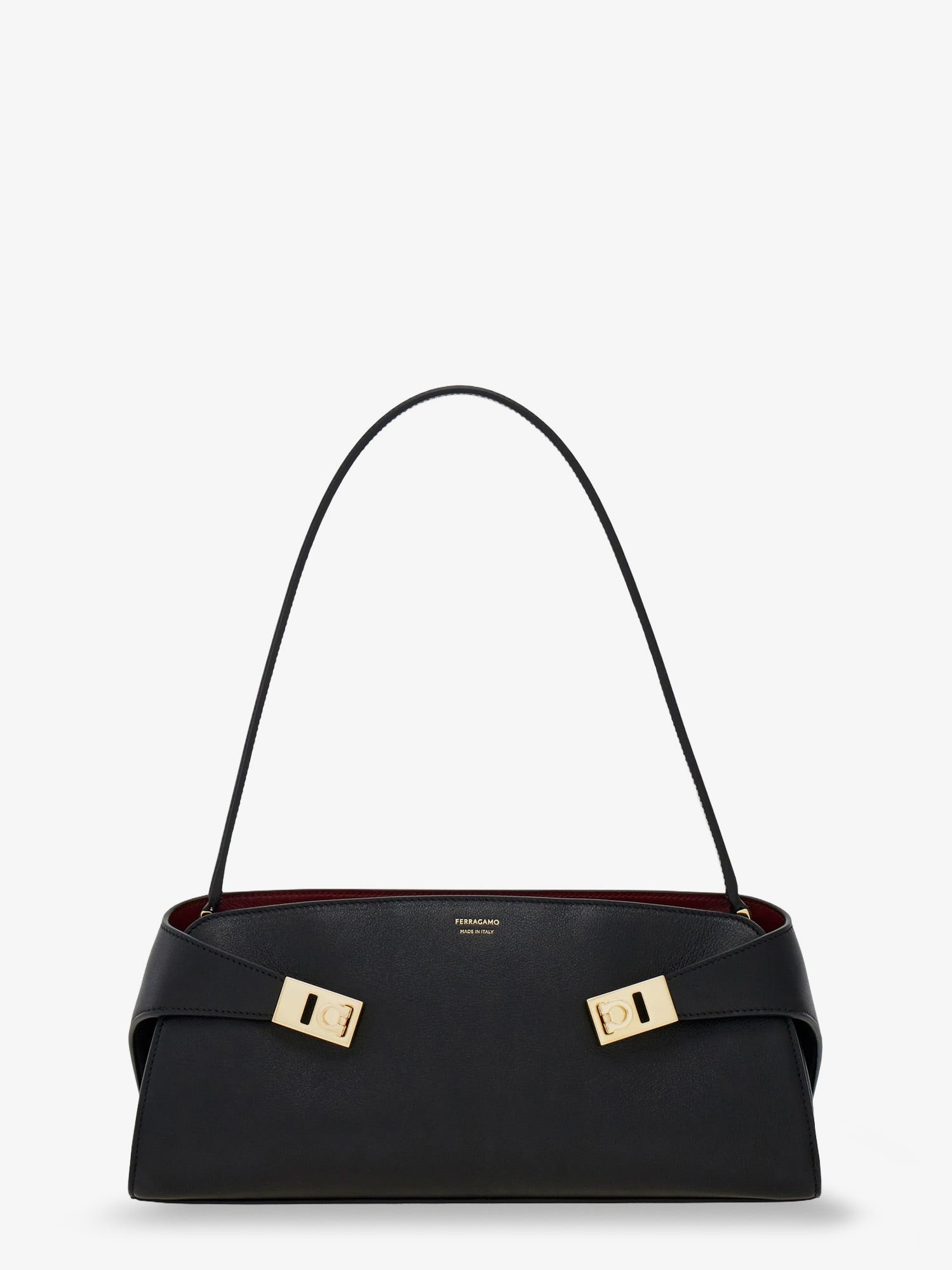 Ferragamo Hug East-West Leather Shoulder Bag