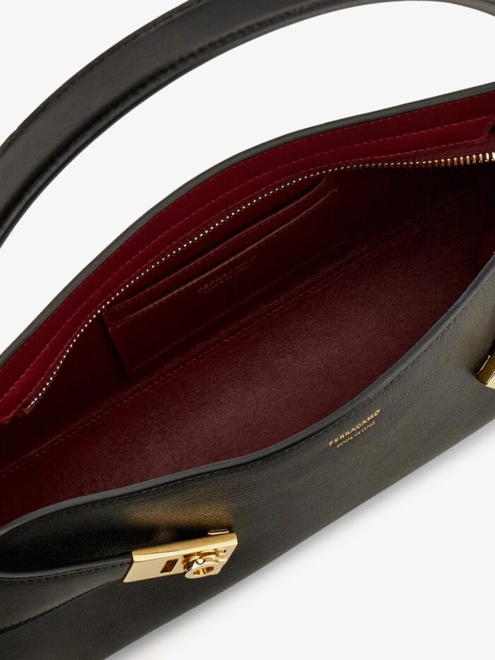 Ferragamo Hug East-West Leather Shoulder Bag