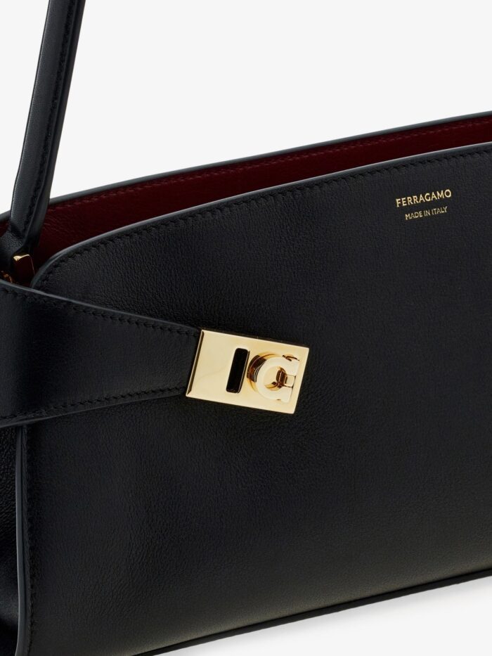 Ferragamo Hug East-West Leather Shoulder Bag