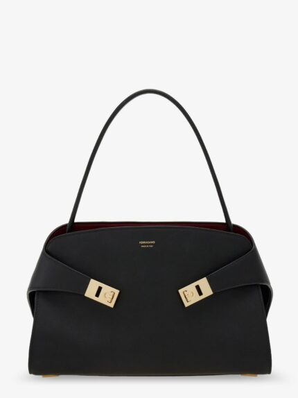 Ferragamo Hug Soft M Leather Shoulder Bag