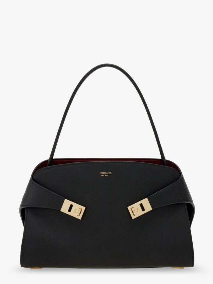 Ferragamo Hug Soft M Leather Shoulder Bag