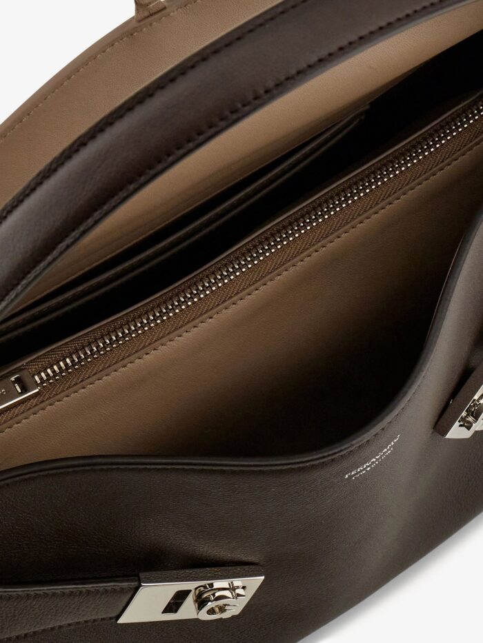 Ferragamo Hug Soft Two-tone Shoulder Bag
