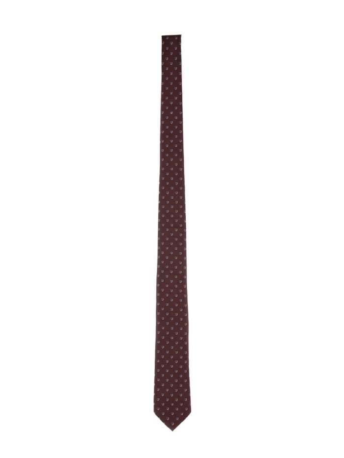 Ferragamo JACQUARD "GANCINI" TIE