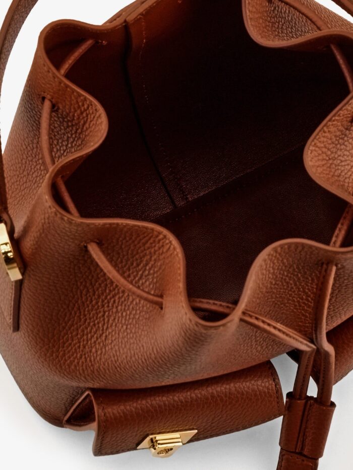 Ferragamo Leather Bucket Bag