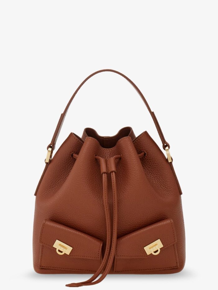 ferragamo leather bucket bag Ferragamo Leather Bucket Bag