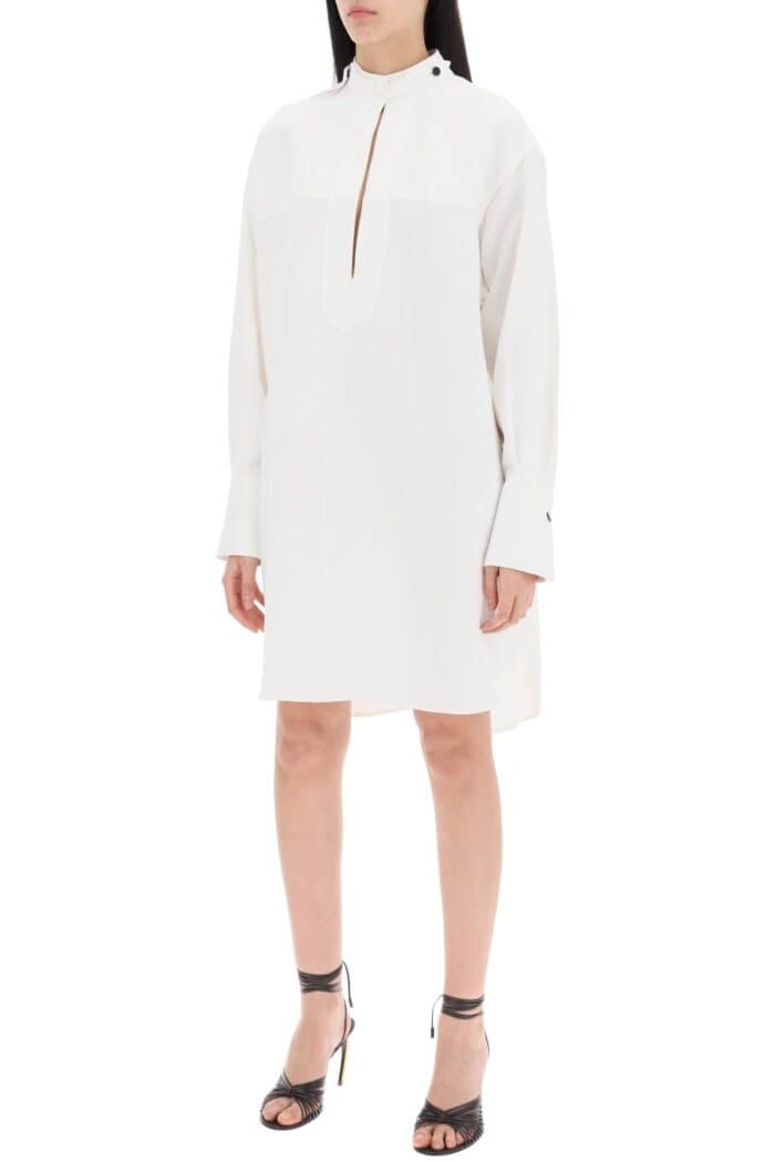 FERRAGAMO Linen Blend Tunic Dress