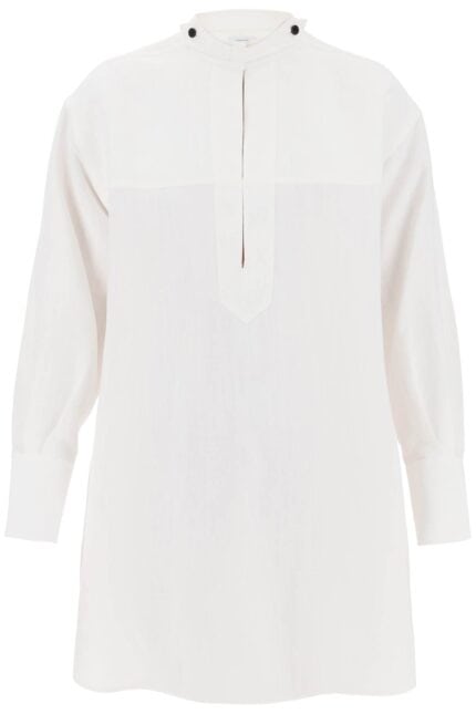 FERRAGAMO Linen Blend Tunic Dress