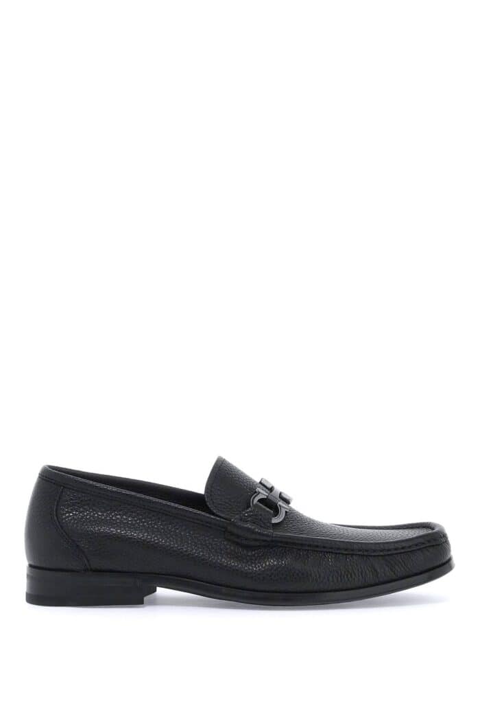 FERRAGAMO Loafers With Buckle And Hooks