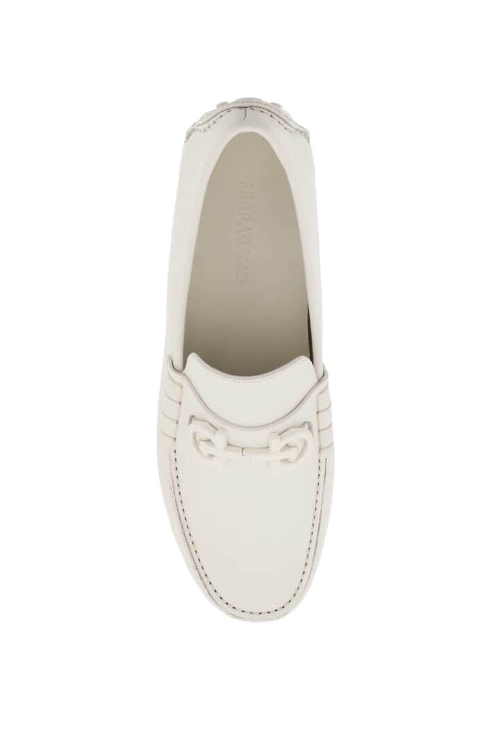 FERRAGAMO Loafers With Gancini Detail