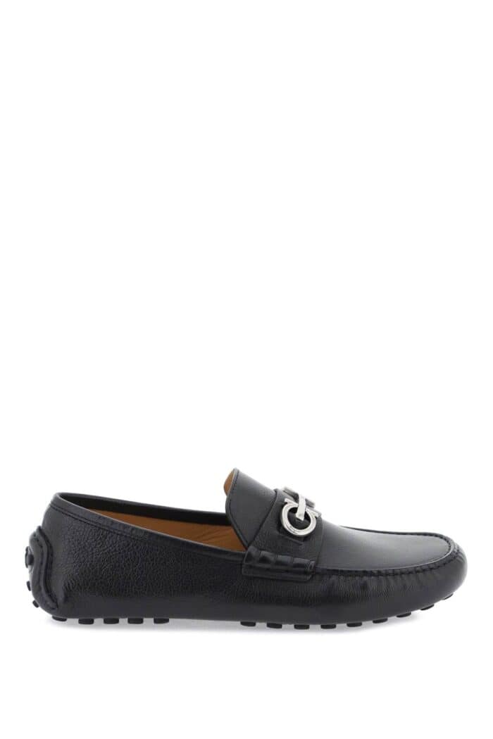 FERRAGAMO Loafers With Gancini Detail