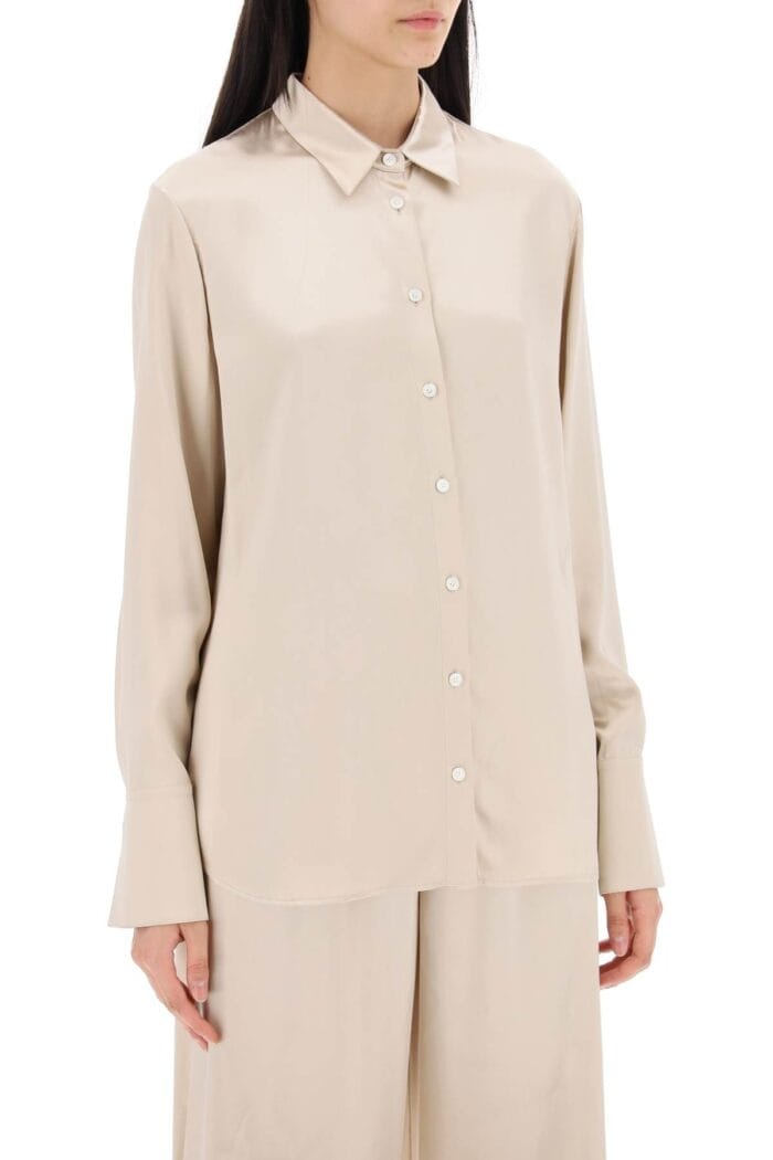 FERRAGAMO Men's Satin Shirt