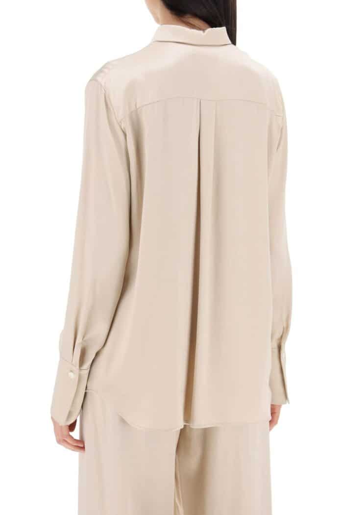 FERRAGAMO Men's Satin Shirt