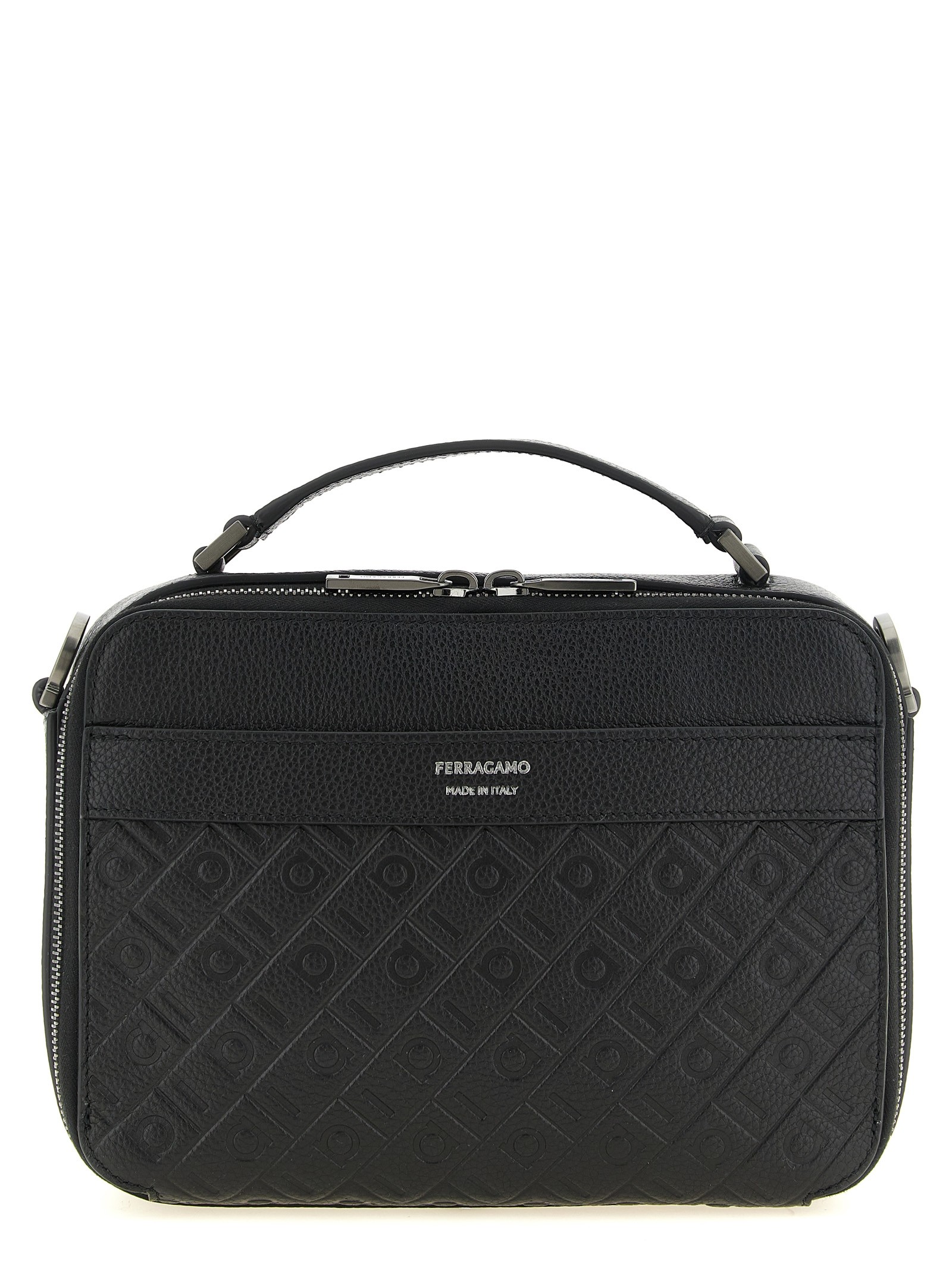 'Ferragamo Monogram' Crossbody Bag