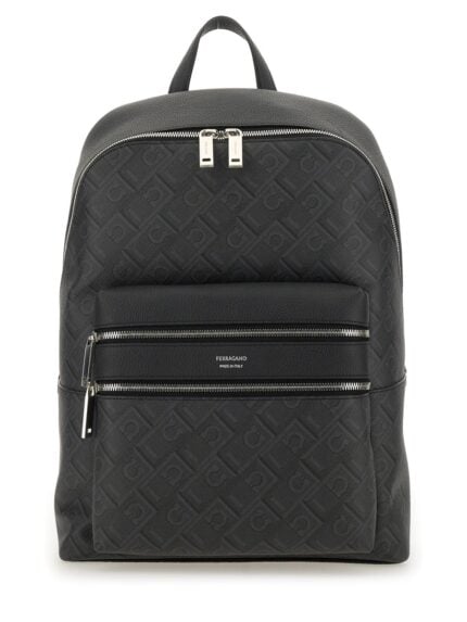 Ferragamo MONOGRAM LOGO BACKPACK