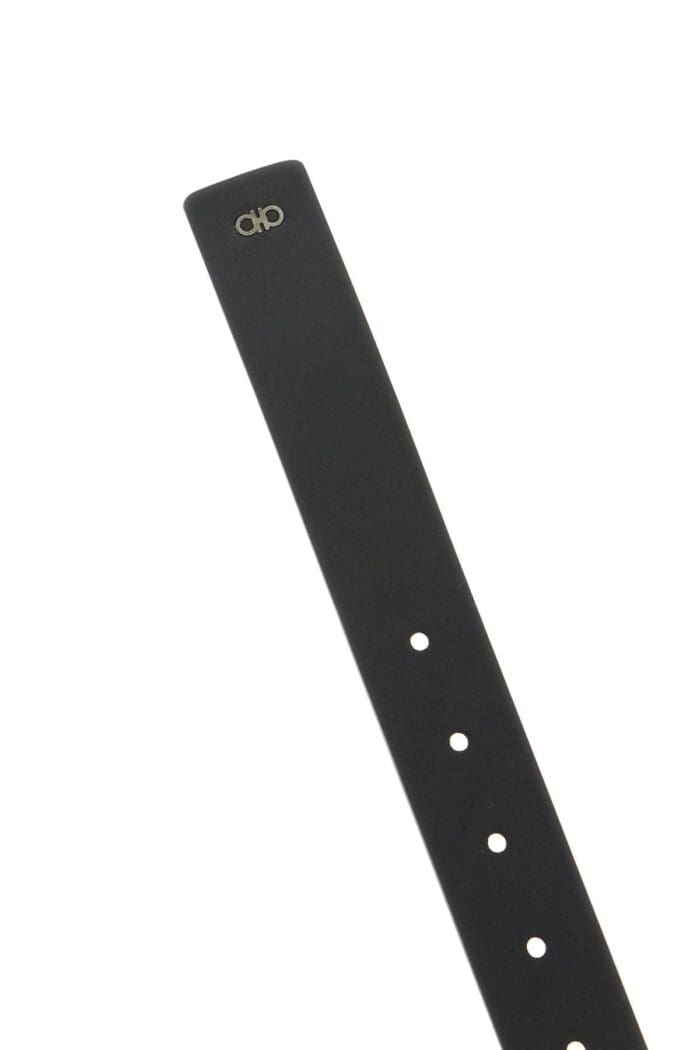 FERRAGAMO Reversible Belt With Square Buckle