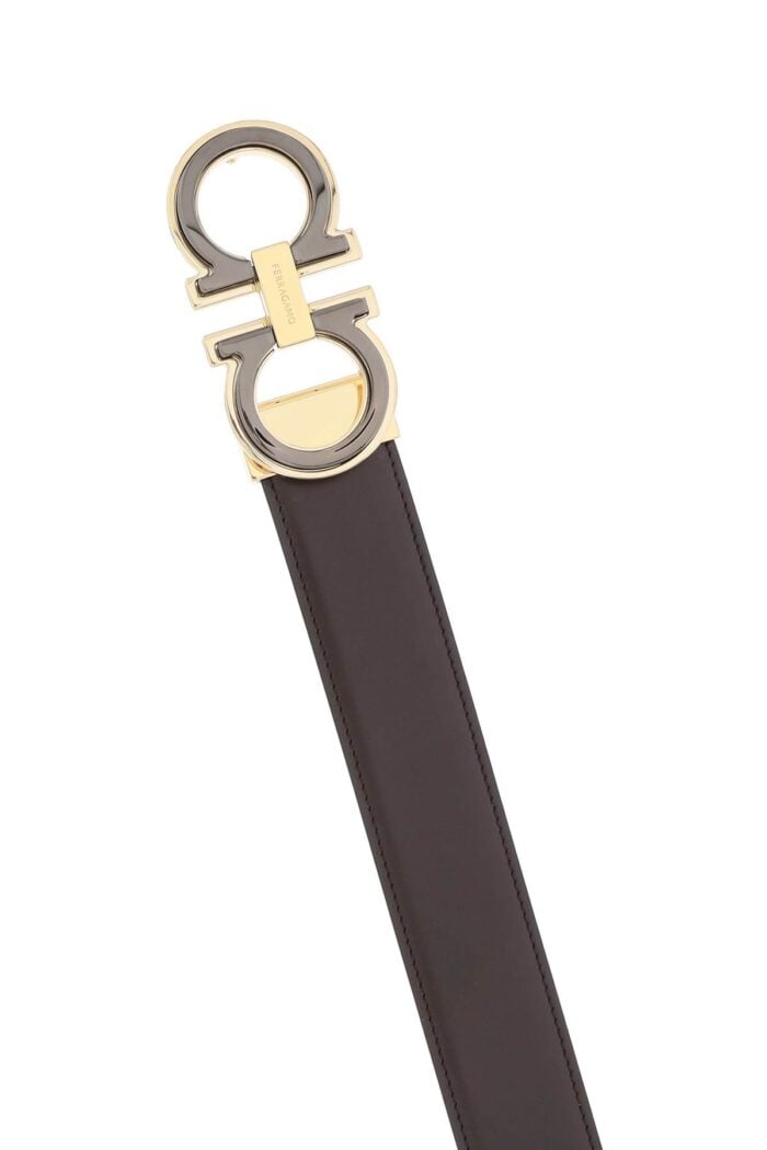 FERRAGAMO Reversible Gancini Belt