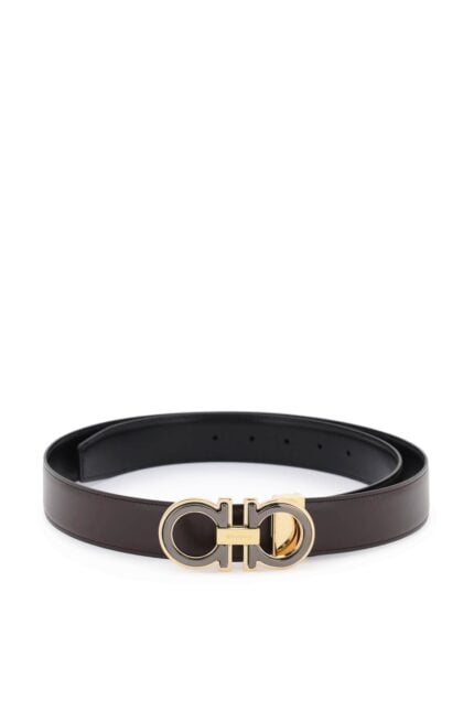 FERRAGAMO Reversible Gancini Belt