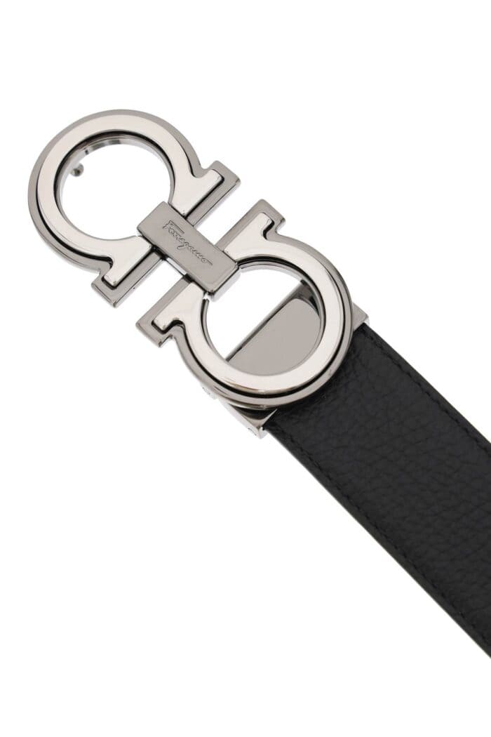 FERRAGAMO Reversible Gancini Buckle Belt