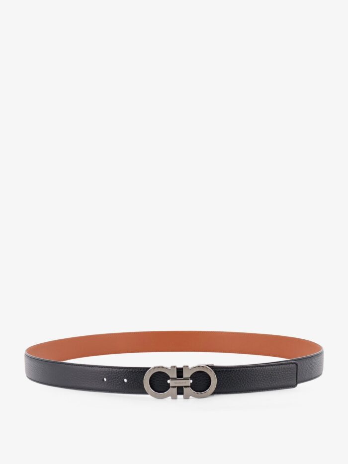 Ferragamo Reversible Leather Gancini Belt