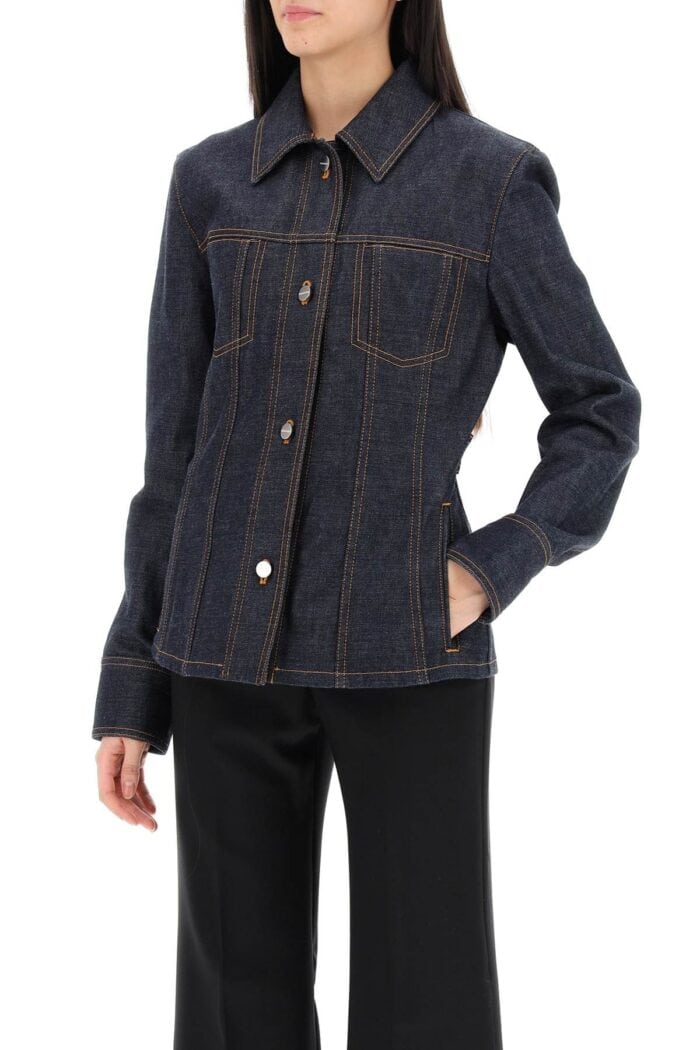 FERRAGAMO Shaped Denim Jacket